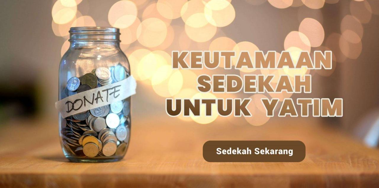 Anak sedekah yatim dahsyatnya amal Sedekah untuk yatim
