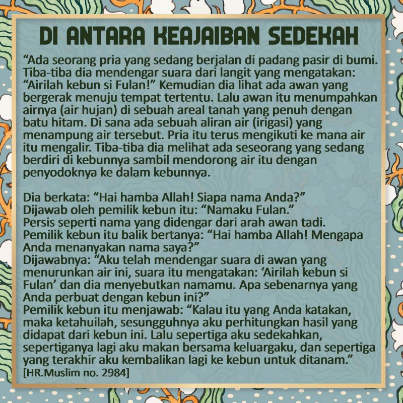 Keajaiban Sedekah Berkah yang Tak Terbatas 1 Keajaiban dari sedekah