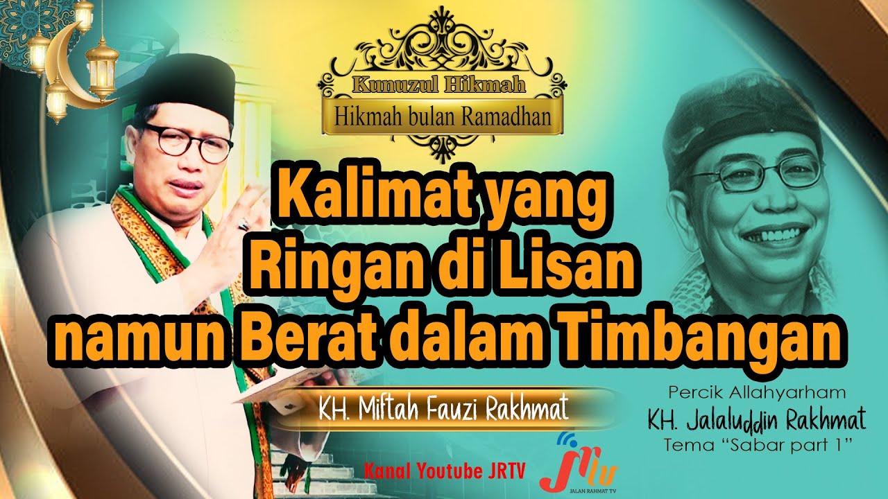 Ibadah Ringan di Lisan, Rahasia Kebahagiaan 2 Ibadah yang ringan di lisan adalah