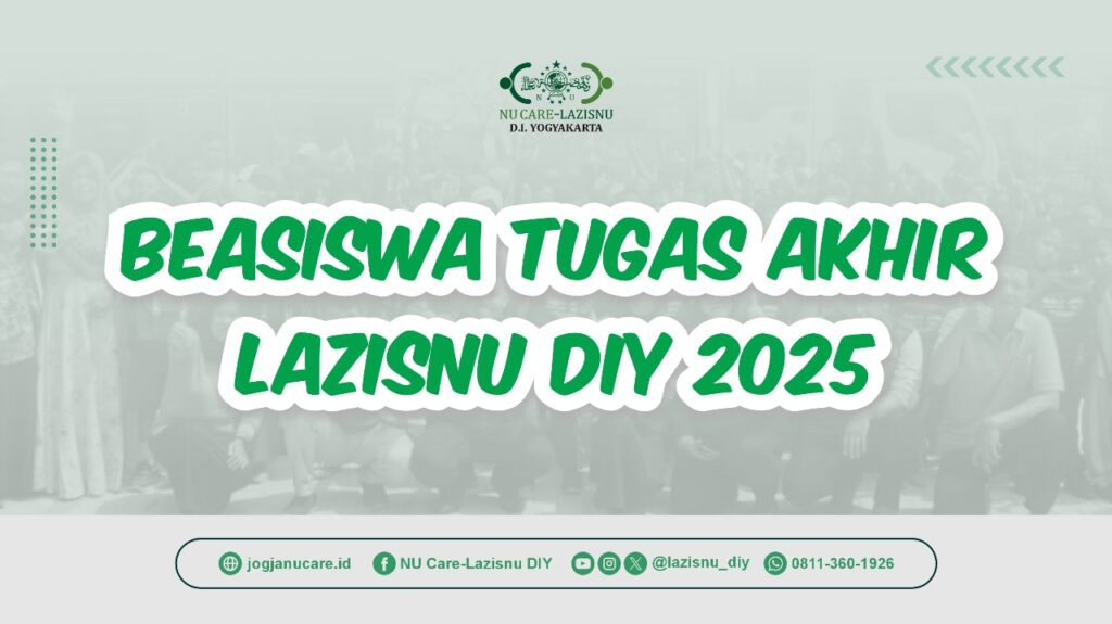 BEASISWA TUGAS AKHIR LAZISNU DIY 2025 4 IMG 20250611 WA0018 zakat, infak, sedekah